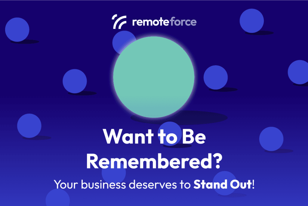 Stand-out design. stand-out business