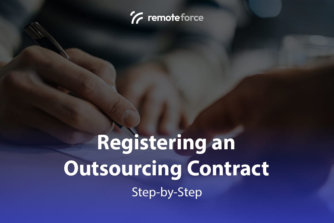 How to Register an Outsourcing Contract Step by Step